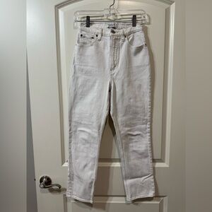 Abercrombie and Fitch The Ankle Straight Ultra High Rise Jeans